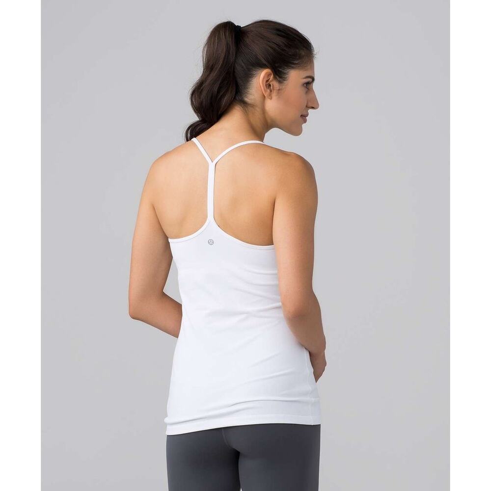 Lululemon Power Pose Tank A/B Cup White Size 12